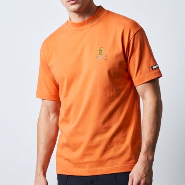 MARK＆LONA マークアンドロナ 日本製 Titan Mock Neck Tee モックネックTシャツ ?MLM-0A-AA02 48 Orange 半袖 ゴルフ トップス g27899 |  | 02