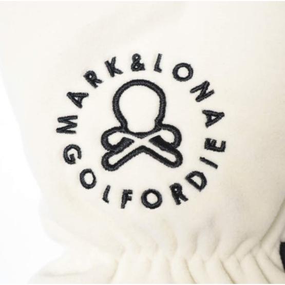 MARK＆LONA マークアンドロナ Ever Fleece Glove POLARTECフリース ブランクスカルサークル刺繍 ミトン WHITE 手袋 グローブ ゴルフウェア |  | 02