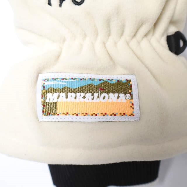 MARK＆LONA マークアンドロナ Ever Fleece Glove POLARTECフリース ブランクスカルサークル刺繍 ミトン WHITE 手袋 グローブ ゴルフウェア |  | 03