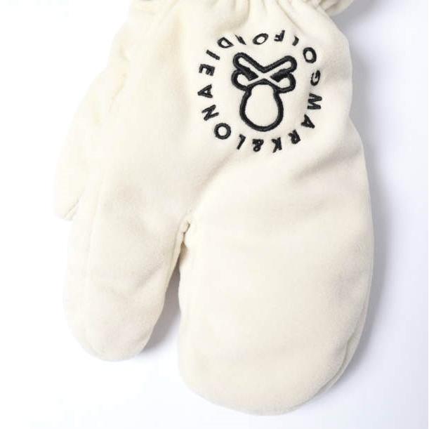MARK＆LONA マークアンドロナ Ever Fleece Glove POLARTECフリース ブランクスカルサークル刺繍 ミトン WHITE 手袋 グローブ ゴルフウェア |  | 06