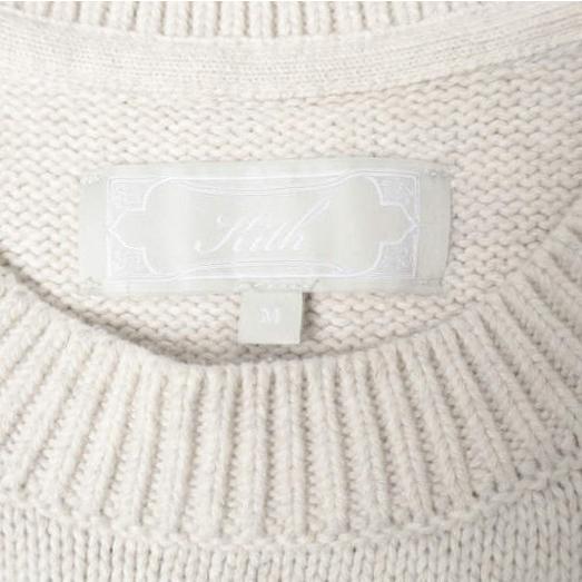 KITH NYC キスニューヨークシティ 24AW ミドルゲージコットンニットベスト 24081060000130 M Sandrift セーター クルーネック ロゴ刺繍 |  | 02
