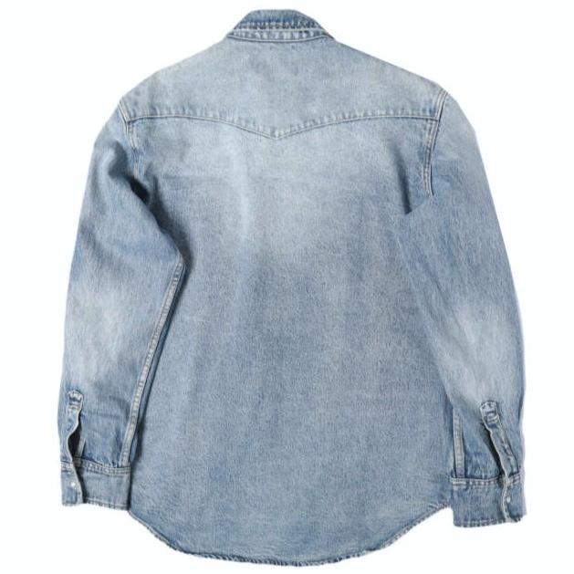 KITH NYC キスニューヨークシティ 25SS Webster Denim Shirt ウェブスターデニムシャツ 25050060000710 M Medium Indigo 長袖 ウエスタン |  | 01