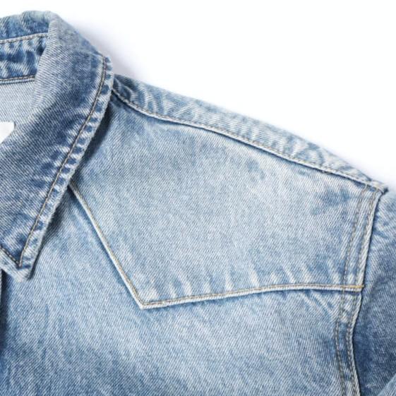 KITH NYC キスニューヨークシティ 25SS Webster Denim Shirt ウェブスターデニムシャツ 25050060000710 M Medium Indigo 長袖 ウエスタン |  | 05