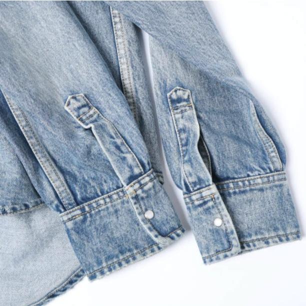 KITH NYC キスニューヨークシティ 25SS Webster Denim Shirt ウェブスターデニムシャツ 25050060000710 M Medium Indigo 長袖 ウエスタン |  | 06