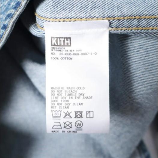 KITH NYC キスニューヨークシティ 25SS Webster Denim Shirt ウェブスターデニムシャツ 25050060000710 M Medium Indigo 長袖 ウエスタン |  | 08