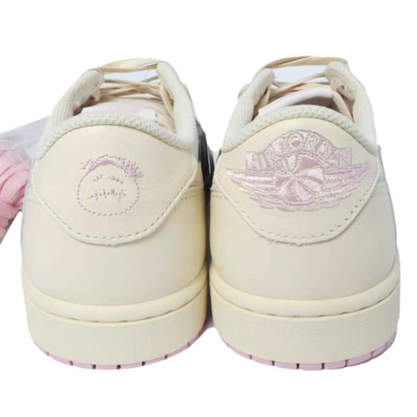 新品 Travis Scott x NIKE トラヴィス・スコット ナイキ 26SS 別注 AIR JORDAN 1 LOW OG SP IQ7604-100 US9(27cm) MUSLIN/SHY PINK-SAIL |  | 03