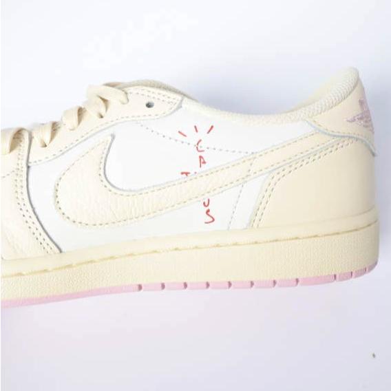 新品 Travis Scott x NIKE トラヴィス・スコット ナイキ 26SS 別注 AIR JORDAN 1 LOW OG SP IQ7604-100 US9(27cm) MUSLIN/SHY PINK-SAIL |  | 07