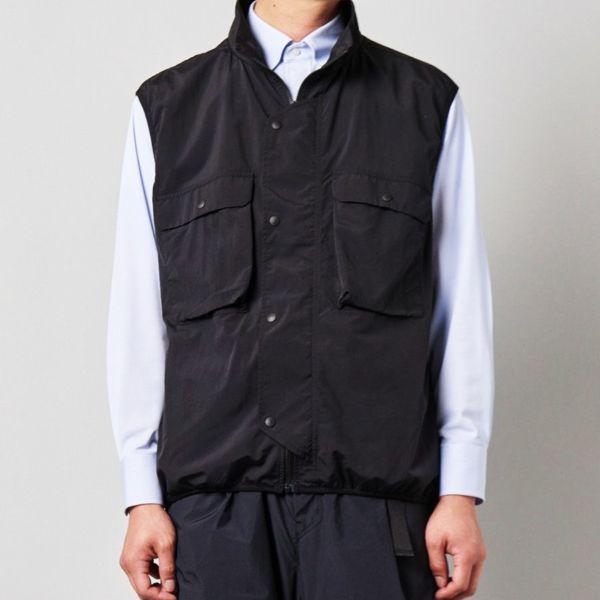 MARMOT CAPITAL マーモットキャピタル 24SS NYLON VEST ナイロンベスト 24SS-L3-06 L BLACK ジレ トップス g27931 |  | 02