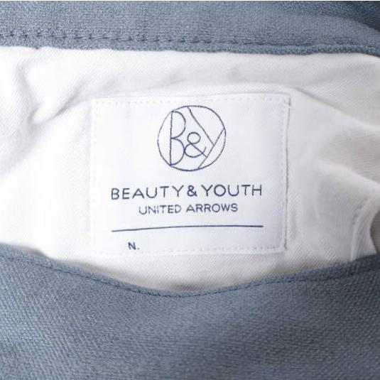 BEAUTY＆YOUTH UNITED ARROWS ビューティーアンドユース ユナイテッドアローズ POLY/TWL 5P スプレッドパンツ 1214-173-7526 M BLUE フレア |  | 03