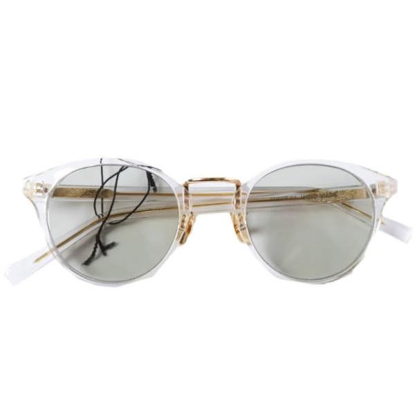 A.D.S.R. エーディーエスアール EDDIE 04e エディー ボストンサングラス Clear/Gold/Lt.Green ADSR 眼鏡 メガネ g27937 | 