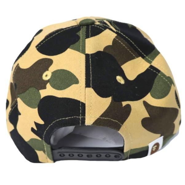 A BATHING APE ア ベイシング エイプ 日本製 1ST CAMO BAPE 5-PANEL CAP カモフラージュ5パネルキャップ 001CPC801001X Free YELLOW BEIGE |  | 01