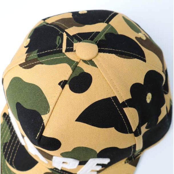 A BATHING APE ア ベイシング エイプ 日本製 1ST CAMO BAPE 5-PANEL CAP カモフラージュ5パネルキャップ 001CPC801001X Free YELLOW BEIGE |  | 04