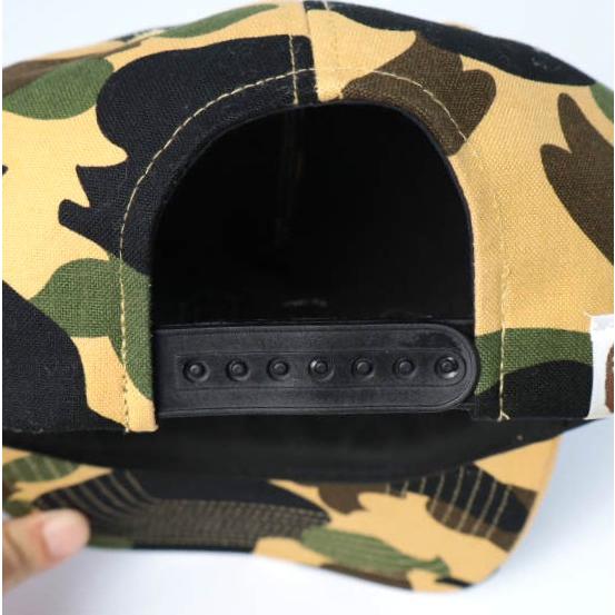A BATHING APE ア ベイシング エイプ 日本製 1ST CAMO BAPE 5-PANEL CAP カモフラージュ5パネルキャップ 001CPC801001X Free YELLOW BEIGE |  | 05