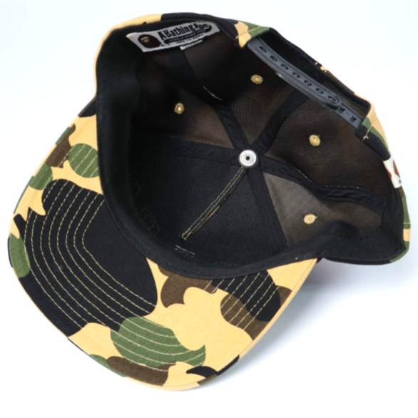 A BATHING APE ア ベイシング エイプ 日本製 1ST CAMO BAPE 5-PANEL CAP カモフラージュ5パネルキャップ 001CPC801001X Free YELLOW BEIGE |  | 07