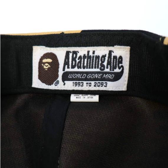 A BATHING APE ア ベイシング エイプ 日本製 1ST CAMO BAPE 5-PANEL CAP カモフラージュ5パネルキャップ 001CPC801001X Free YELLOW BEIGE |  | 08