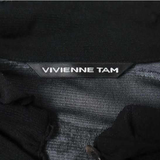VIVIENNE TAM ヴィヴィアンタム 日本製 オーガンジーフリルブラウス