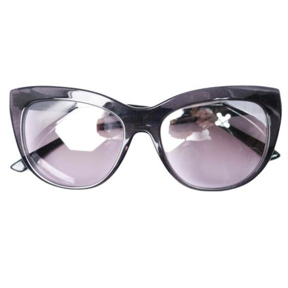 PETER AND MAY? ピーターアンドメイ フランス製 S#08 BON SUMMER キャットアイサングラス Black/Purple 56□16 145 フォックス メガネ | 