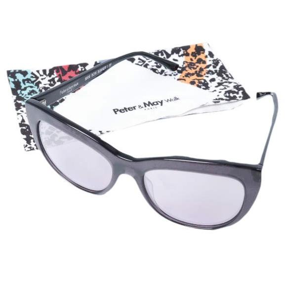 PETER AND MAY? ピーターアンドメイ フランス製 S#08 BON SUMMER キャットアイサングラス Black/Purple 56□16 145 フォックス メガネ |  | 02