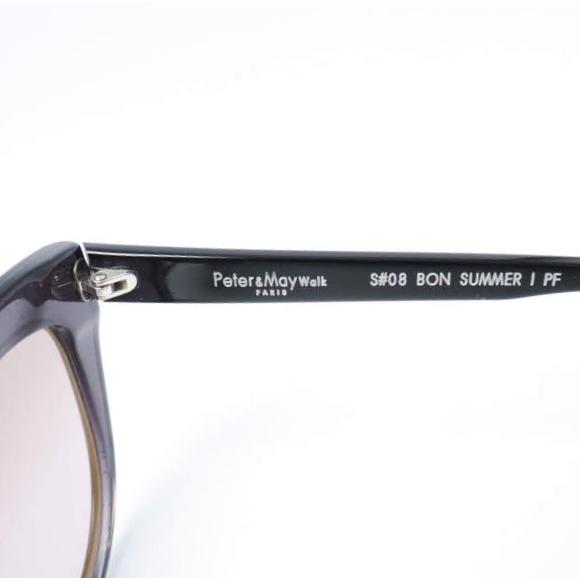 PETER AND MAY? ピーターアンドメイ フランス製 S#08 BON SUMMER キャットアイサングラス Black/Purple 56□16 145 フォックス メガネ |  | 06