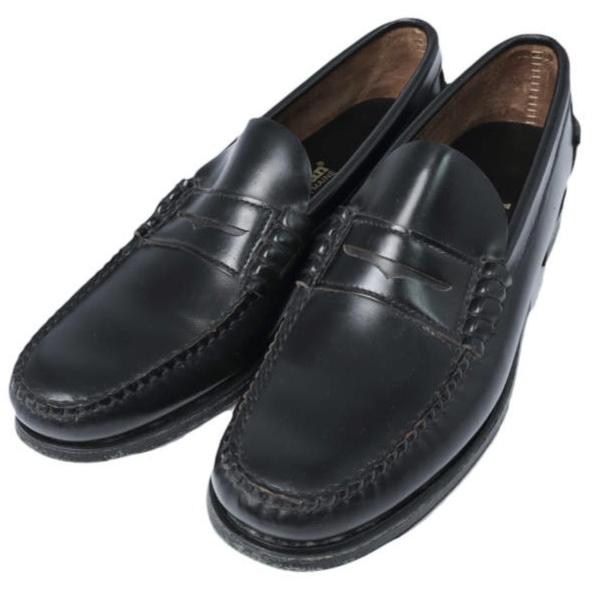 L.L.Bean エルエルビーン アメリカ製 80-90s ペニーローファー 74715 K541 US9.5(27.5cm) BLACK MADE IN USA コイン ヴィンテージ シューズ | 