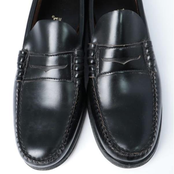 L.L.Bean エルエルビーン アメリカ製 80-90s ペニーローファー 74715 K541 US9.5(27.5cm) BLACK MADE IN USA コイン ヴィンテージ シューズ |  | 04