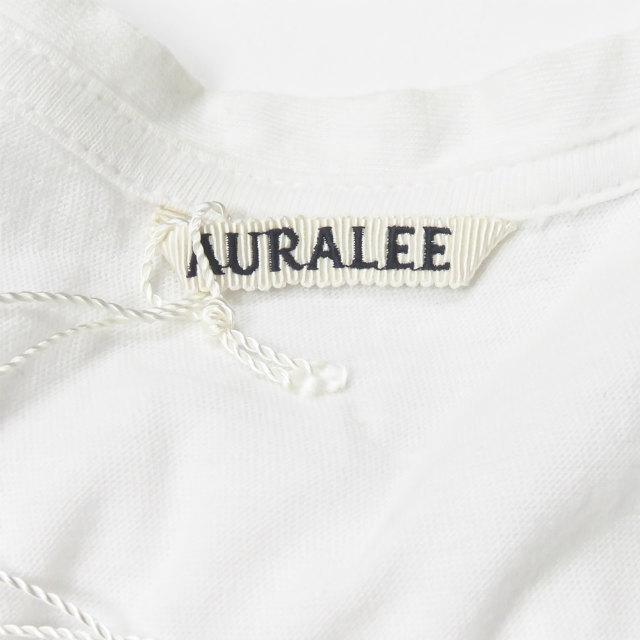 オーラリー AURALEE 日本製 SEAMLESS V-NECK TEE シームレスVネックTシャツ A00V06ST 1 ホワイト 半袖 トップス |  | 02