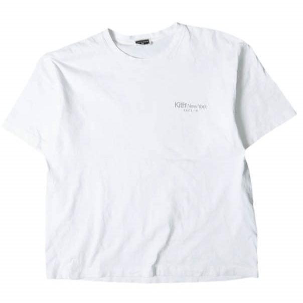 KITH NYC x JOY DIVISION キス 26AW 別注 Unknown Pleasures Vintage Alex Tee 波形デザイン プリントTシャツ 26073060011330 M WHITE |  | 01
