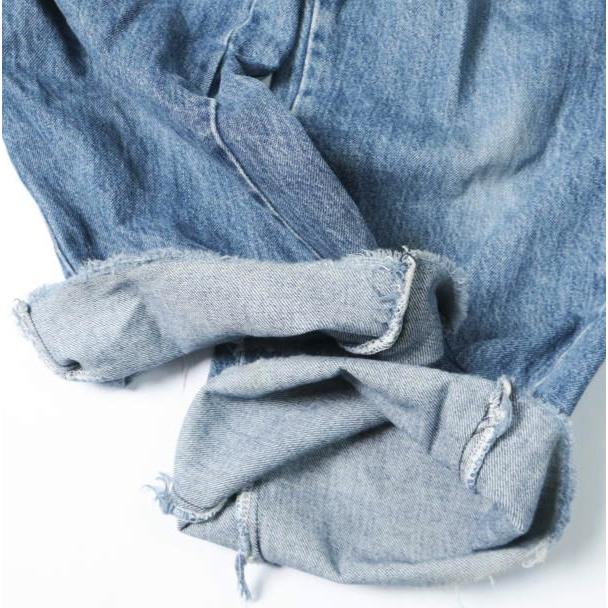 RE/DONE リダン アメリカ製 WIDE LEG CROP カットオフ ワイドデニムパンツ 182-3WHRWCJ 26 Indigo ボタンフライ ジーンズ MADE IN USA |  | 08