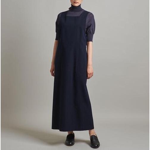 LOEFF ロエフ C/W ギャバ ジャンパースカート 8826-299-0056 0 NAVY オールインワン 定価39,600円 ユナイテッドアローズ ロング ワンピース |  | 02