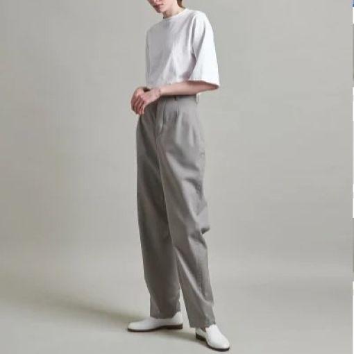 LOEFF ロエフ 23SS 日本製 ギャバ ナロー ボンタンパンツ 8814-236-0130 0 LT.GRAY 定価36,300円 ユナイテッドアローズ トラウザーズ |  | 02