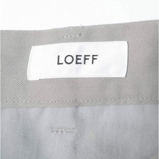 LOEFF ロエフ 23SS 日本製 ギャバ ナロー ボンタンパンツ 8814-236-0130 0 LT.GRAY 定価36,300円 ユナイテッドアローズ トラウザーズ |  | 03