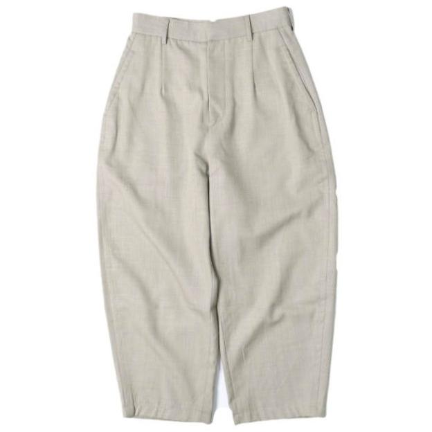 LOEFF ロエフ 24SS 日本製 ギャバ ボンタンパンツ 8814-202-0190 0 BEIGE 定価36,300円 ユナイテッドアローズ トラウザーズ ボトムス | 