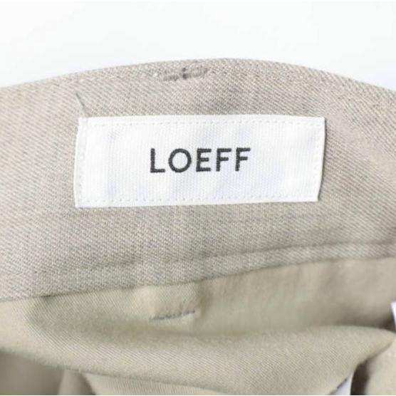 LOEFF ロエフ 24SS 日本製 ギャバ ボンタンパンツ 8814-202-0190 0 BEIGE 定価36,300円 ユナイテッドアローズ トラウザーズ ボトムス |  | 03