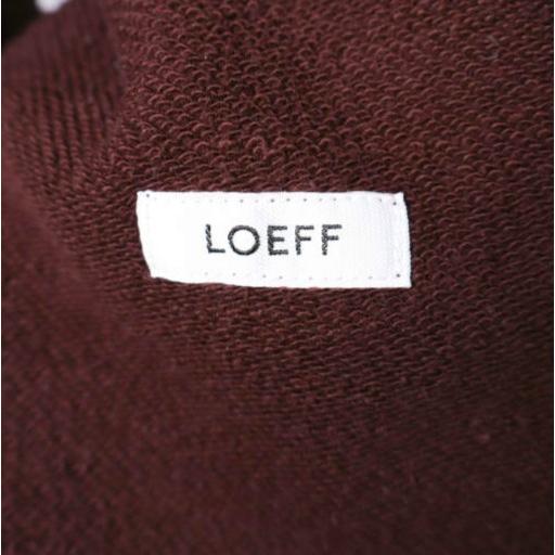 LOEFF ロエフ 25AW 日本製 コットンスウェット ボンタンパンツ UNISEX 8884-6-990208 0 WINE ユナイテッドアローズ 裏毛 ジョガー ボトムス |  | 03