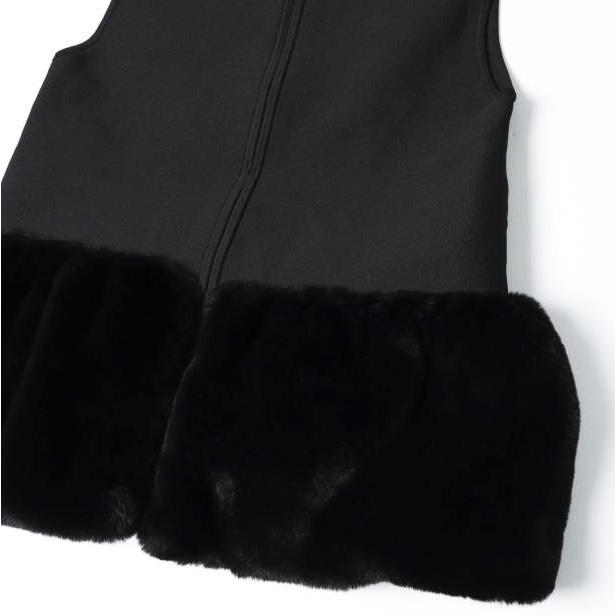 UNITED ARROWS ユナイテッドアローズ 24AW フェイクファーコンビベスト 1518-106-1840 Free BLACK ジレ ジップアップ トップス g27976 |  | 06