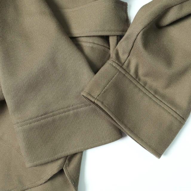 UNITED ARROWS ユナイテッドアローズ ツイル Vノーカラーシャツジャケット 1522-162-2890 Free OLIVE ベルテッド アウター g27979 |  | 05