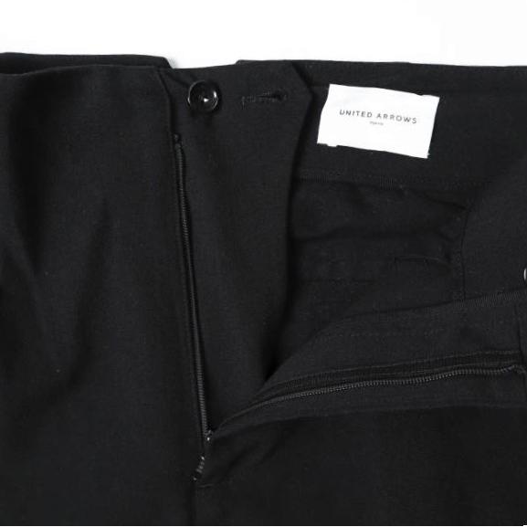 UNITED ARROWS ユナイテッドアローズ 21AW UWSC P/R/W SLIM 66 スリムパンツ 1514-144-5012 34 BLACK  テーパード スラックス ボトムス |  | 03