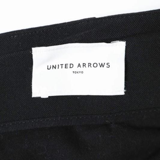 UNITED ARROWS ユナイテッドアローズ 21AW UWSC P/R/W SLIM 66 スリムパンツ 1514-144-5012 34 BLACK  テーパード スラックス ボトムス |  | 06