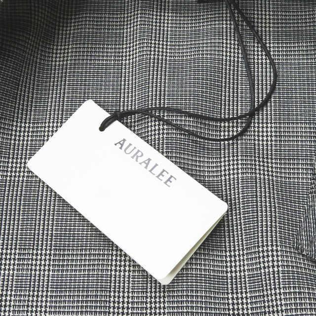 オーラリー AURALEE 19SS 日本製 SUMMER WOOL GLEN CHECK VEST サマーウールグレンチェックベスト A9SS02MC 0 グレー ジレ トップス |  | 04
