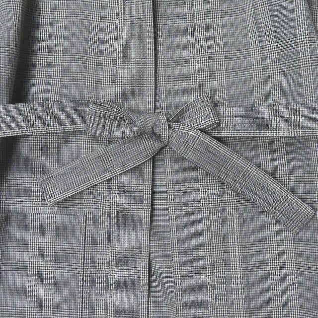 オーラリー AURALEE 19SS 日本製 SUMMER WOOL GLEN CHECK VEST サマーウールグレンチェックベスト A9SS02MC 0 グレー ジレ トップス |  | 05