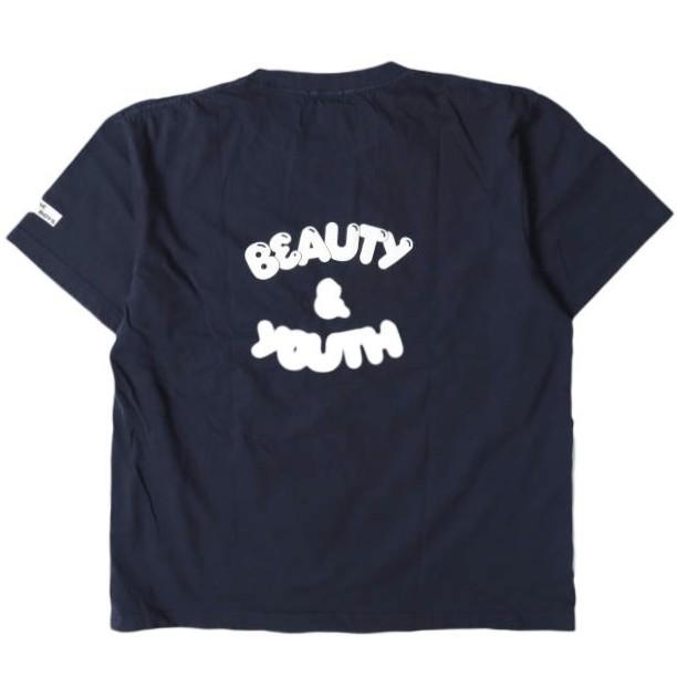POPEYE x BEAUTY＆YOUTH ポパイ ビューティーアンドユース 26SS 別注 50周年 ワンポイントプリントTシャツ 1217-6-000014 L NAVY 半袖 |  | 01