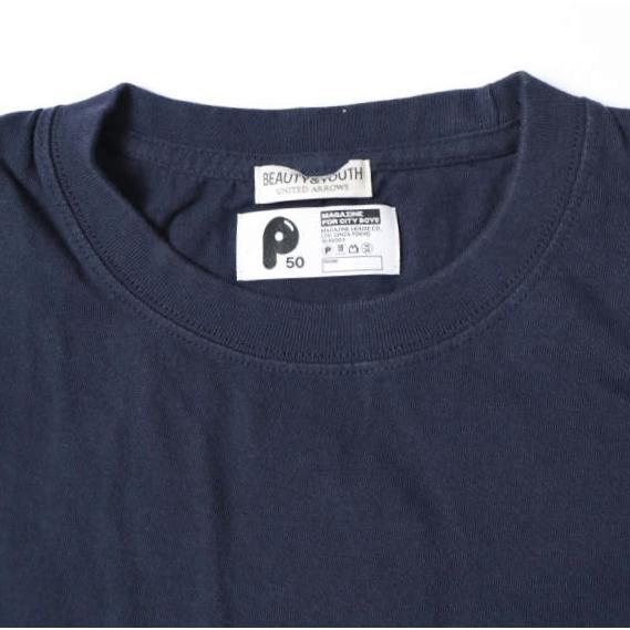 POPEYE x BEAUTY＆YOUTH ポパイ ビューティーアンドユース 26SS 別注 50周年 ワンポイントプリントTシャツ 1217-6-000014 L NAVY 半袖 |  | 03