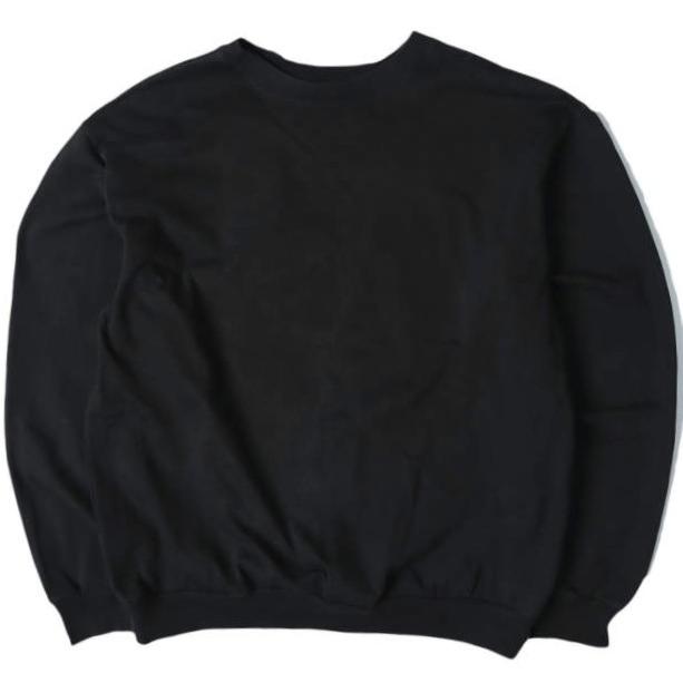 H BEAUTY＆YOUTH エイチ 日本製 HEAVY HYBRID COTTON SWEAT CREW NECK PULLOVER クルーネックスウェット 1212-299-7700 S BLACK g28001 | 