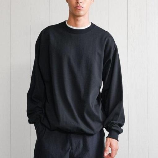 H BEAUTY＆YOUTH エイチ 日本製 HEAVY HYBRID COTTON SWEAT CREW NECK PULLOVER クルーネックスウェット 1212-299-7700 S BLACK g28001 |  | 02