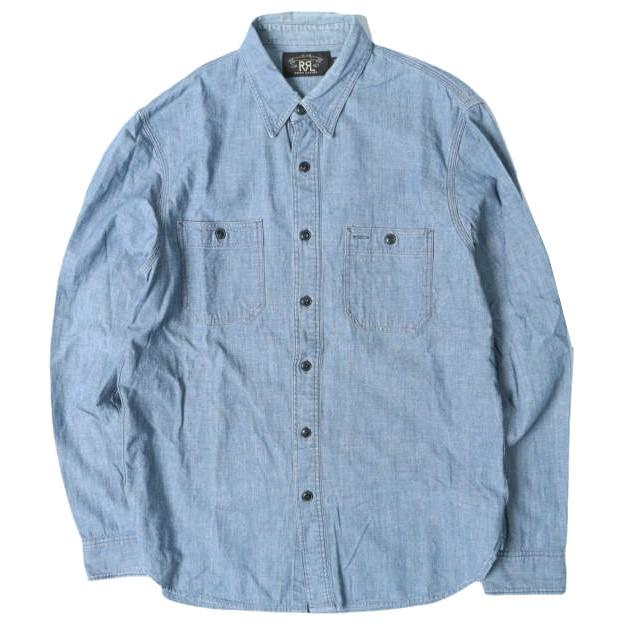 RRL ダブルアールエル インディゴシャンブレーワークシャツ 782751203001 S Indigo Double RL 長袖 トップス g28029 | 