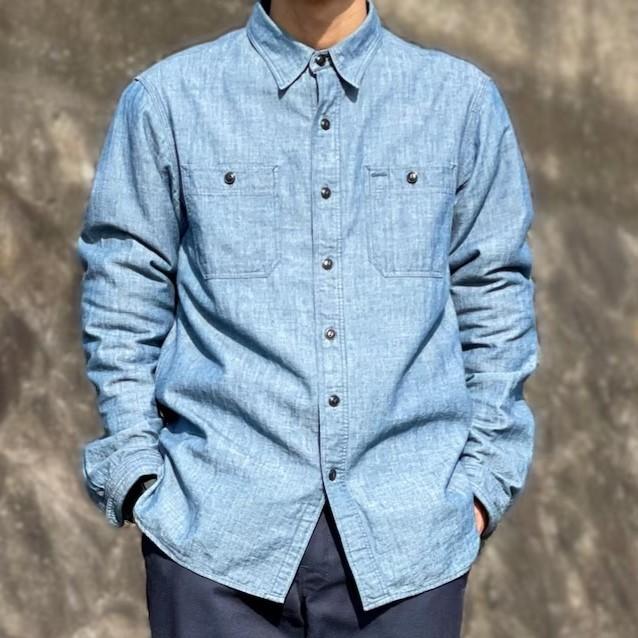 RRL ダブルアールエル インディゴシャンブレーワークシャツ 782751203001 S Indigo Double RL 長袖 トップス g28029 |  | 02