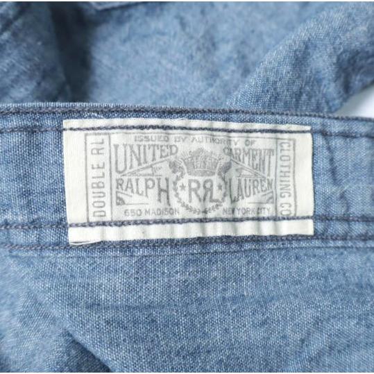 RRL ダブルアールエル インディゴシャンブレーワークシャツ 782751203001 S Indigo Double RL 長袖 トップス g28029 |  | 07