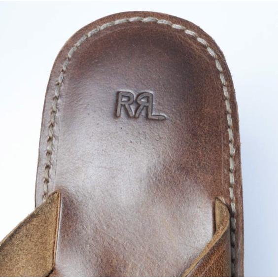 RRL ダブルアールエル FLIP FLOP フリップフロップ レザートングサンダル MARRFTW0B020004 7D(25.5cm) Dark Brown Double RL シューズ |  | 06
