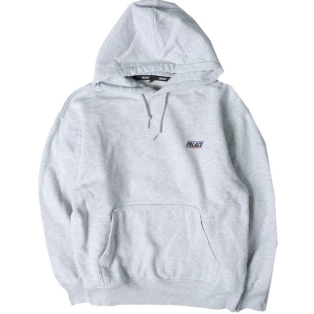 PALACE SKATEBOARDS パレス スケートボード 25AW BASICALLY A HOOD 裏起毛 スウェットプルオーバーパーカー S GREY MARL フーディー g28034 | 