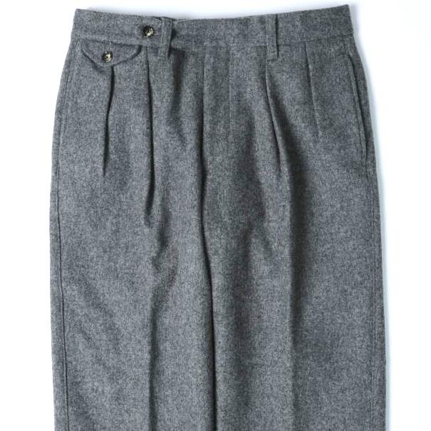 BARNSTORMER バーンストーマー 1240P McARTHUR 2TUCK WOOL TROUSER マッカーサー 2タックウールトラウザーズ M GRAY パンツ スラックス |  | 03